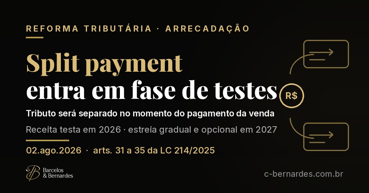 Capa: Split payment: Receita inicia testes do tributo recolhido na hora do pagamento